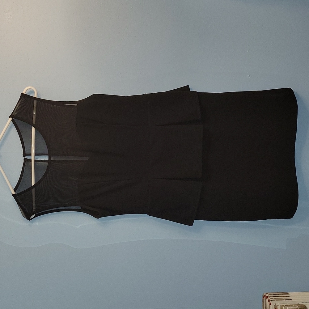 🎊 Bisou Bisou black dress w/black mesh top